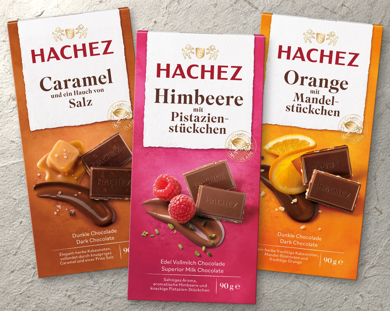 Hachez · Himbeere, Caramel & Orange — Foodstyling by Nils Grapentin